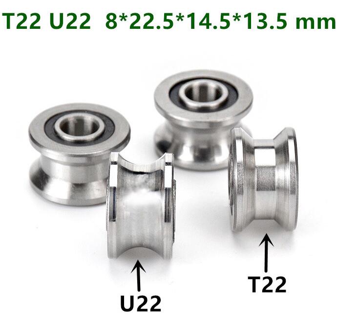 U22 U groove pulley bearings