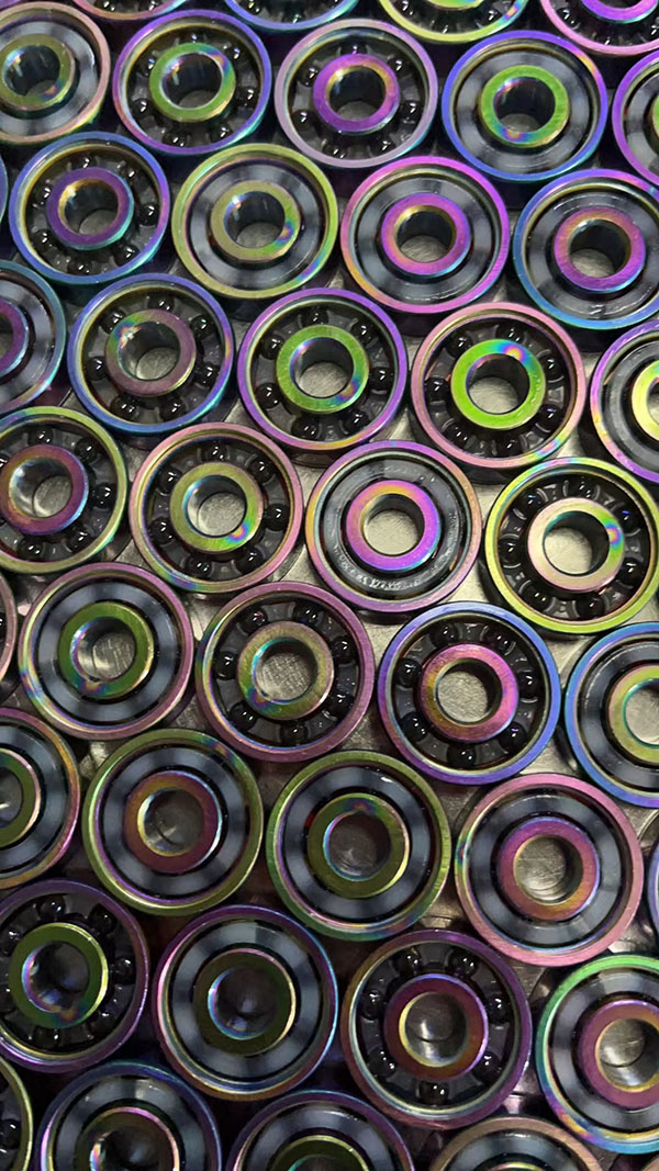 rainbow color skateboard bearings 